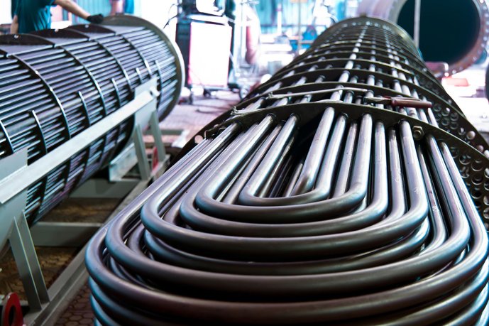 Heat exchanger pipes. (Source: © Anton / stock.adobe.com)